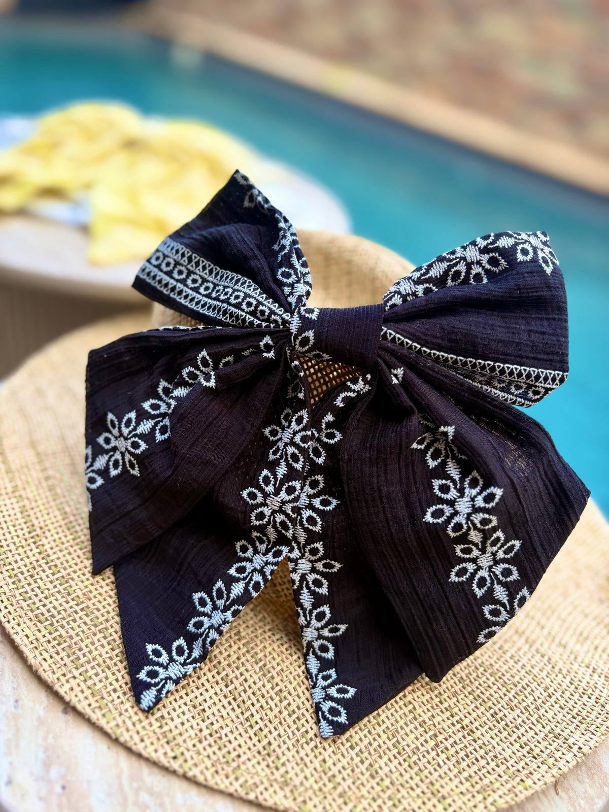 Grand Noeud Papillon pour cheveux