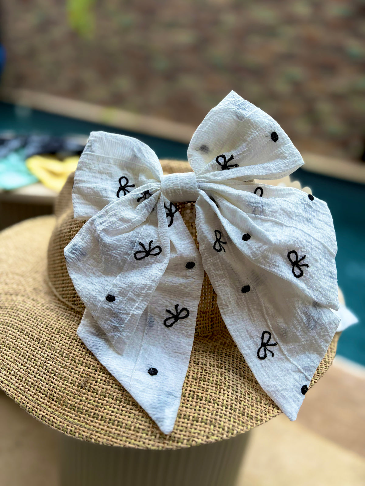 Grand Noeud Papillon pour cheveux