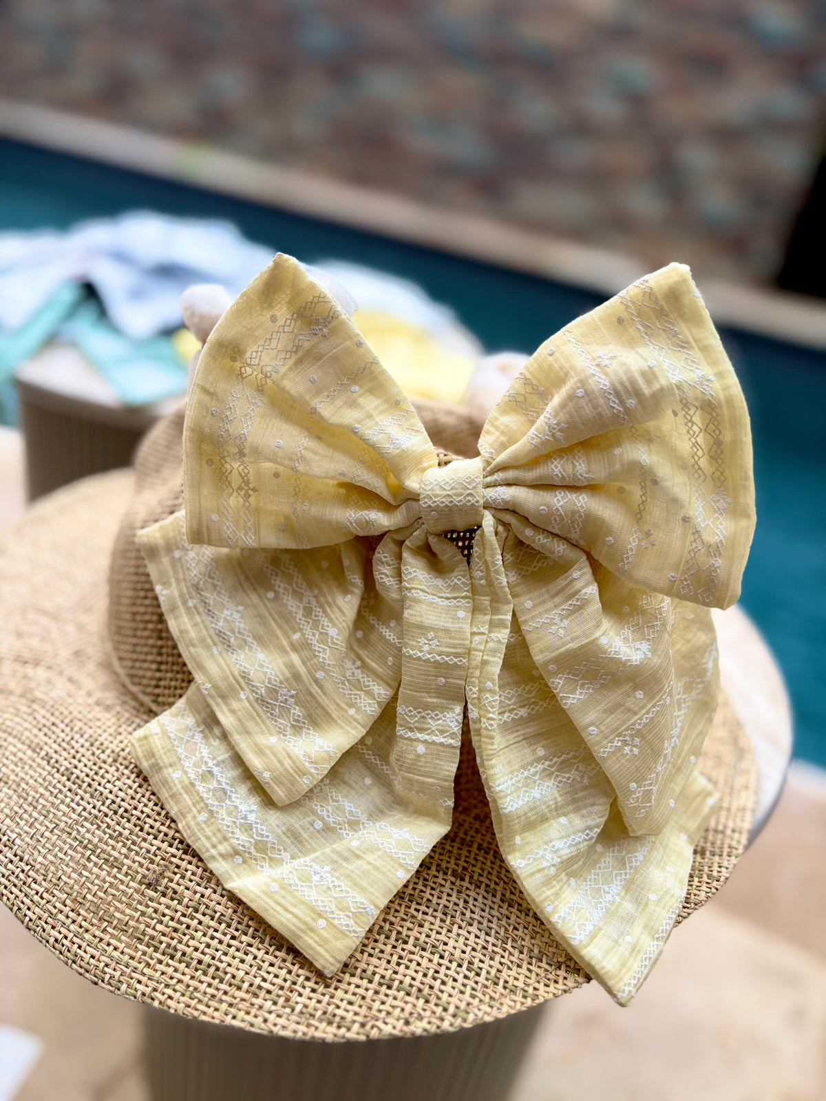 Grand Noeud Papillon pour cheveux
